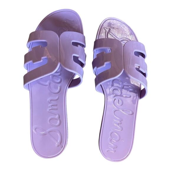 NWOB- Sam Edelman Lavender Slide Sandals - Picture 1 of 6